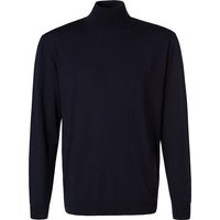 BOGGI MILANO Herren Rollkragenpullover blau unifarben von BOGGI MILANO