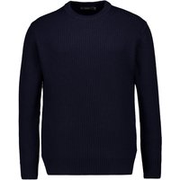 BOGGI MILANO Herren Pullover blau unifarben von BOGGI MILANO