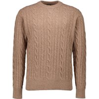 BOGGI MILANO Herren Pullover braun unifarben von BOGGI MILANO