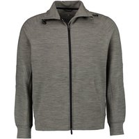 BOGGI MILANO Herren Sweatjacke grau unifarben von BOGGI MILANO