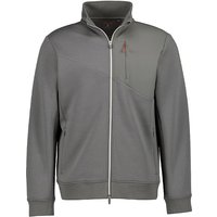BOGGI MILANO Herren Sweatjacke grau unifarben von BOGGI MILANO