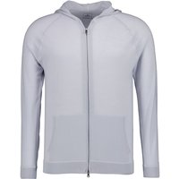 BOGGI MILANO Herren Sweatjacke grau unifarben von BOGGI MILANO