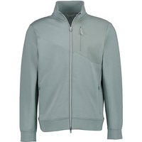 BOGGI MILANO Herren Sweatjacke grün unifarben von BOGGI MILANO