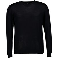 BOGGI MILANO Herren Pullover schwarz unifarben von BOGGI MILANO