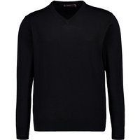 BOGGI MILANO Herren Pullover schwarz unifarben von BOGGI MILANO