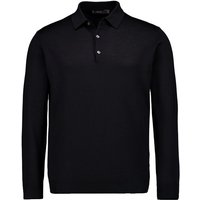 BOGGI MILANO Herren Pullover schwarz unifarben von BOGGI MILANO
