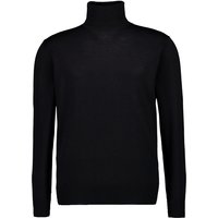 BOGGI MILANO Herren Pullover schwarz unifarben von BOGGI MILANO
