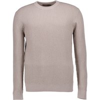 BOGGI MILANO Herren Pullover beige unifarben von BOGGI MILANO
