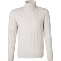 BOGGI MILANO Herren Rollkragenpullover weiß unifarben von BOGGI MILANO