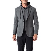 BOGGI MILANO Herren Sakko grau meliert von BOGGI MILANO