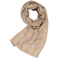 BOGGI MILANO Herren Schal beige Woll-Stoff gemustert BOGGI MILANO Herren Schal beige Woll-Stoff gemustert von BOGGI MILANO