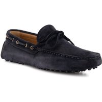 BOGGI MILANO Herren Mokassins blau Velours von BOGGI MILANO