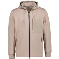 BOGGI MILANO Herren Sweatjacke beige unifarben von BOGGI MILANO