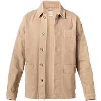 BOGGI MILANO Herren Jeansjacke beige Baumwoll-Stretch unifarben von BOGGI MILANO