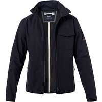 BOGGI MILANO Herren Jacke blau Mikrofaser unifarben von BOGGI MILANO