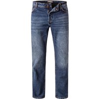 BOGGI MILANO Herren Jeans blau Baumwoll-Stretch von BOGGI MILANO