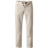 BOGGI MILANO Herren Jeans weiß Baumwoll-Stretch von BOGGI MILANO