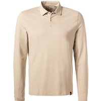 BOGGI MILANO Herren Polo-Shirt beige Baumwoll-Piqué von BOGGI MILANO