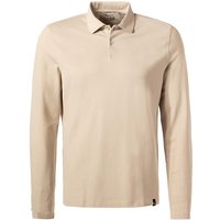 BOGGI MILANO Herren Polo-Shirt beige Baumwoll-Piqué von BOGGI MILANO