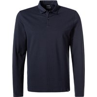 BOGGI MILANO Herren Polo-Shirt blau Baumwoll-Piqué von BOGGI MILANO