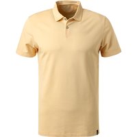 BOGGI MILANO Herren Polo-Shirt gelb Baumwoll-Piqué von BOGGI MILANO