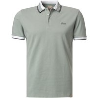 BOGGI MILANO Herren Polo-Shirt grün Baumwoll-Piqué von BOGGI MILANO