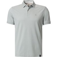 BOGGI MILANO Herren Polo-Shirt grün Baumwoll-Piqué von BOGGI MILANO