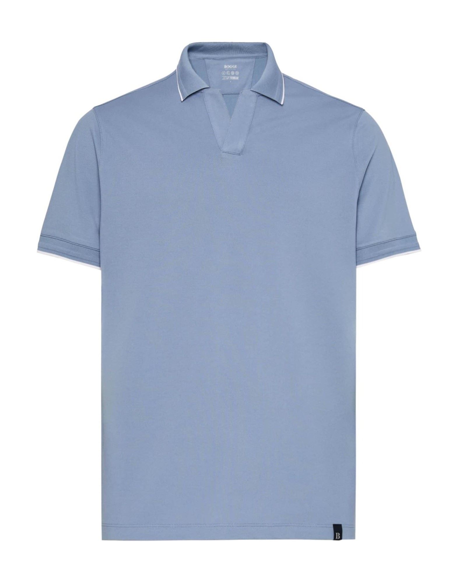 BOGGI MILANO Poloshirt Herren Azurblau von BOGGI MILANO