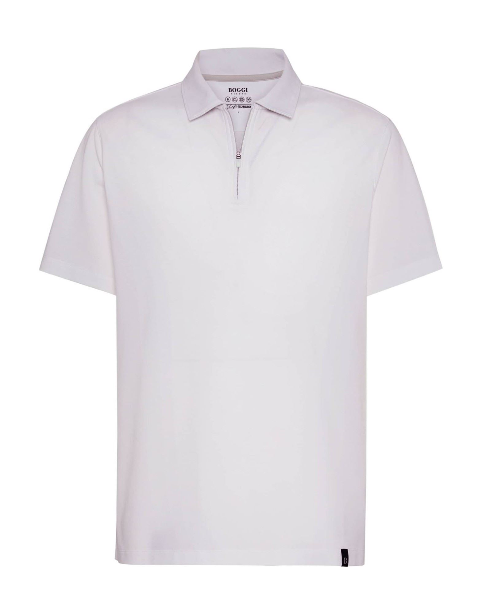 BOGGI MILANO Poloshirt Herren Weiß von BOGGI MILANO