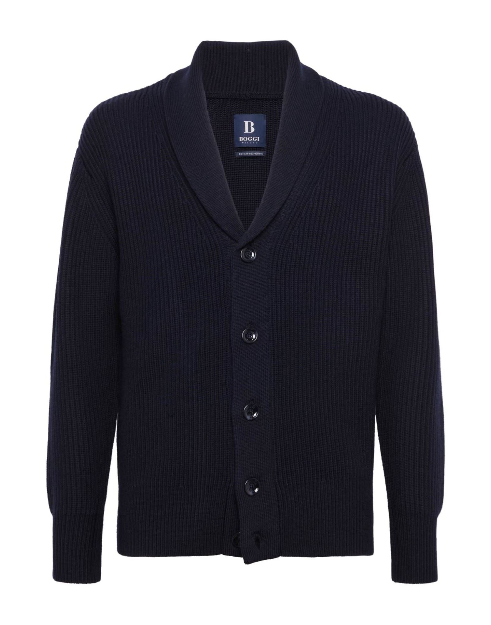 BOGGI MILANO Pullover Herren Blau von BOGGI MILANO