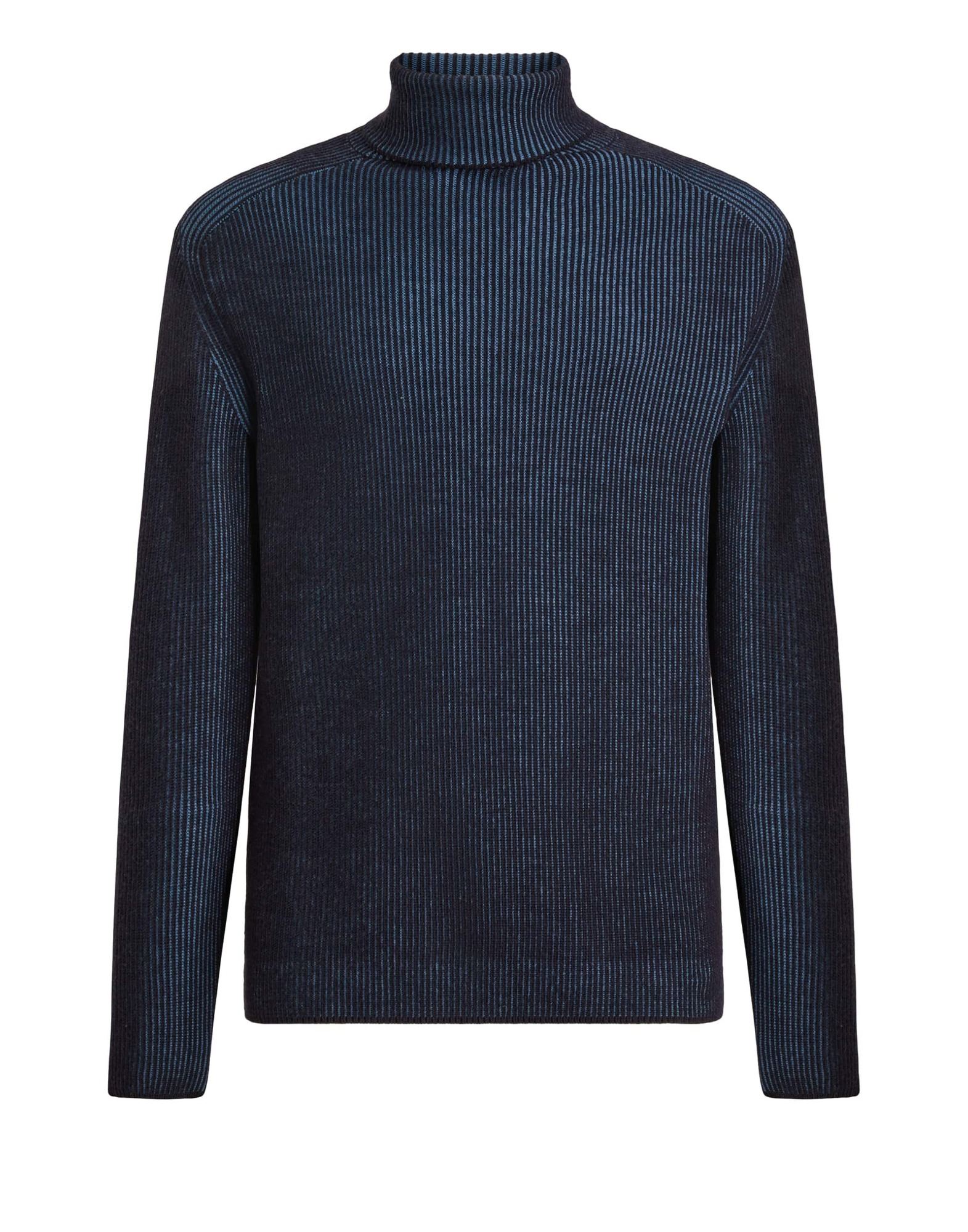 BOGGI MILANO Rollkragenpullover Herren Nachtblau von BOGGI MILANO