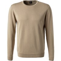 BOGGI MILANO Herren Pullover beige Baumwolle unifarben von BOGGI MILANO