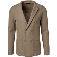 BOGGI MILANO Herren Cardigan braun Baumwolle unifarben von BOGGI MILANO