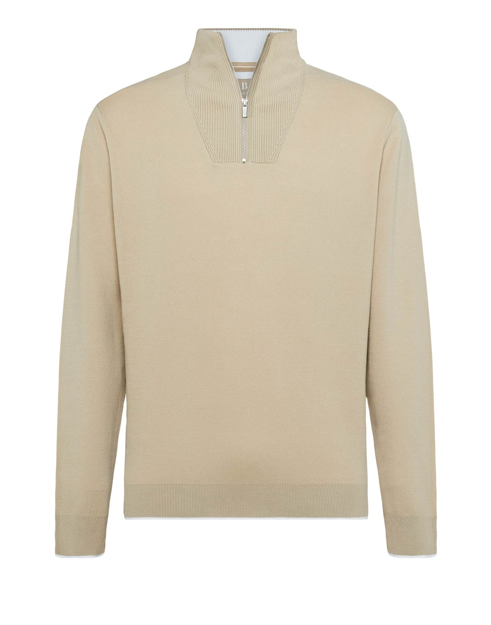 BOGGI MILANO Rollkragenpullover Herren Beige von BOGGI MILANO