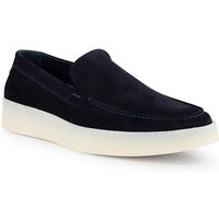 BOGGI MILANO Herren Slipper blau Velours von BOGGI MILANO