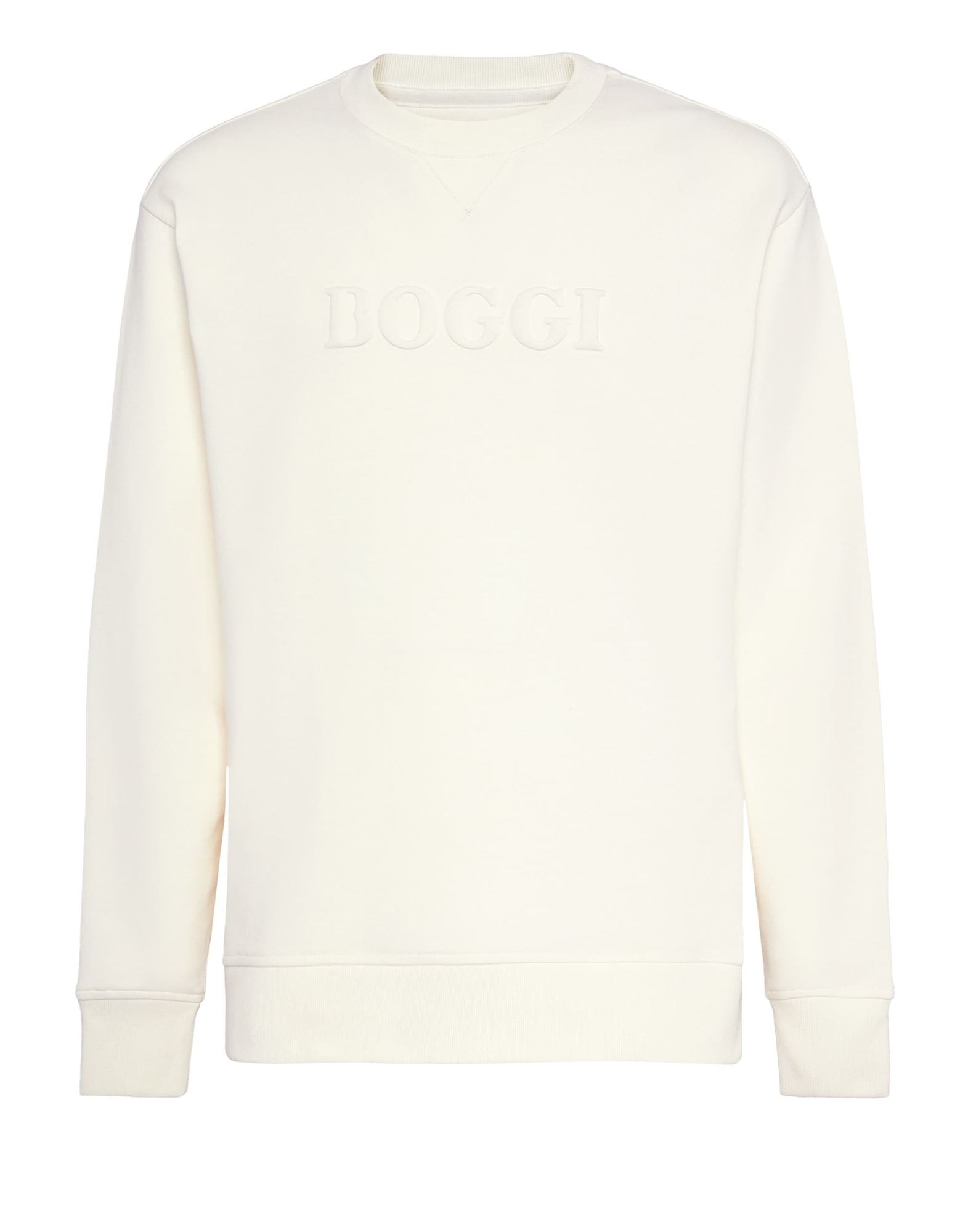 BOGGI MILANO Sweatshirt Herren Weiß von BOGGI MILANO