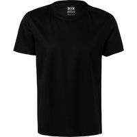 BOGGI MILANO Herren T-Shirt schwarz Baumwolle von BOGGI MILANO