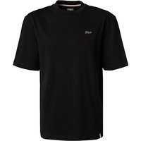 BOGGI MILANO Herren T-Shirt schwarz Baumwolle von BOGGI MILANO