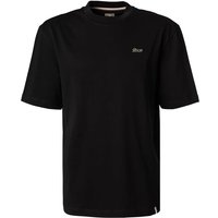 BOGGI MILANO Herren T-Shirt schwarz Baumwolle von BOGGI MILANO