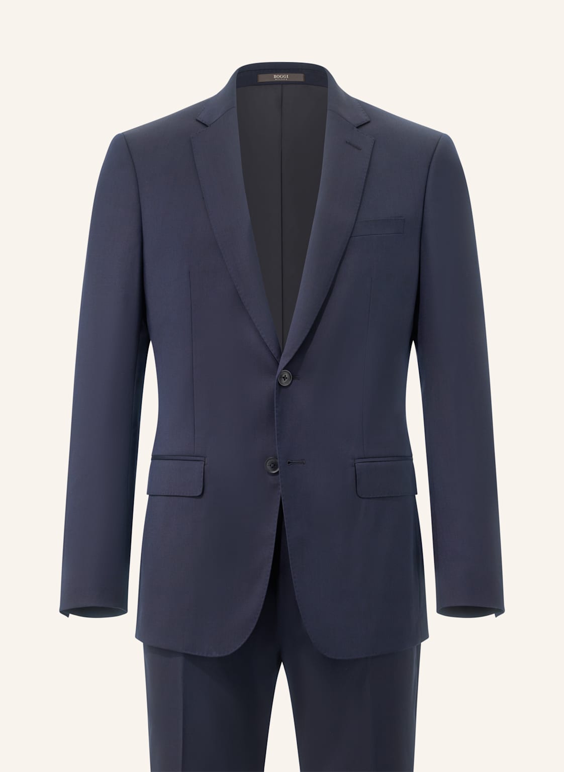 Boggi Milano Anzug Regular Fit blau von BOGGI MILANO