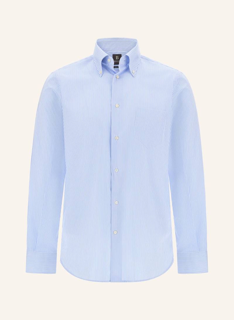 Boggi Milano Hemd Regular Fit blau von BOGGI MILANO