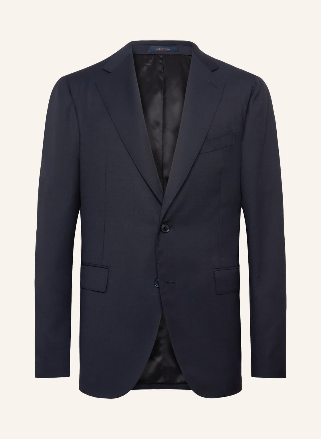 Boggi Milano Jacket In Woven Bird’S Eye Wool Fabric blau von BOGGI MILANO