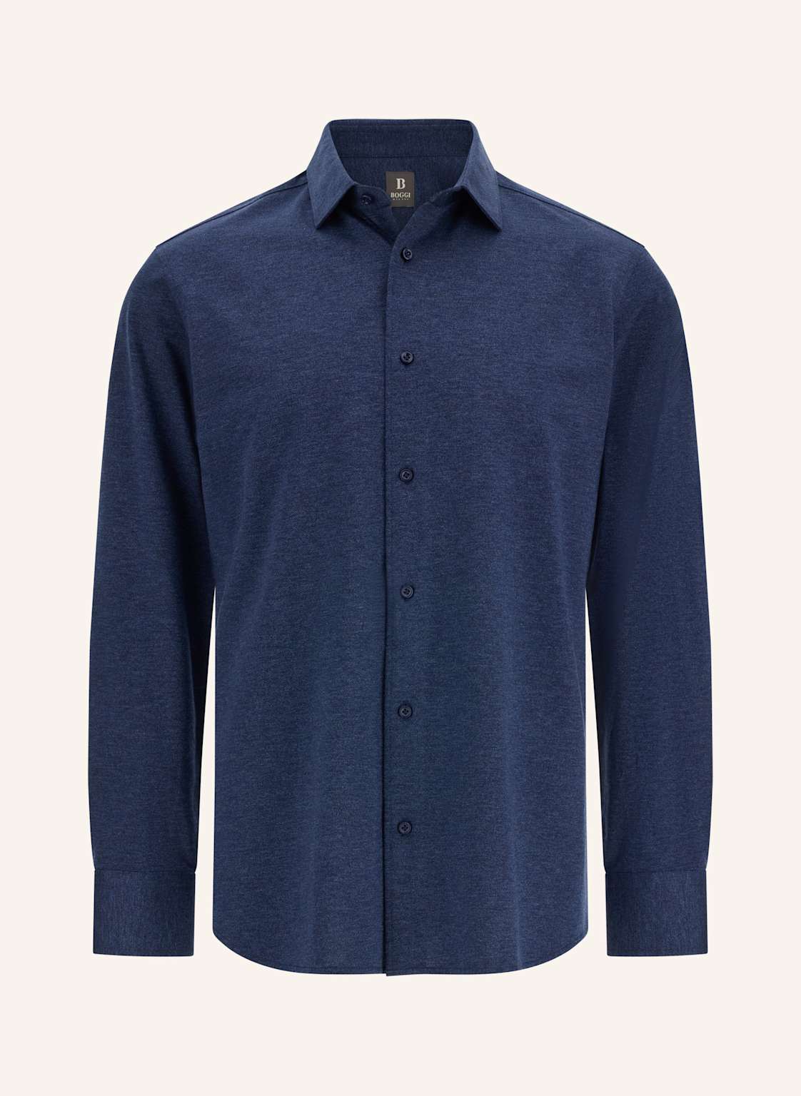 Boggi Milano Jerseyhemd Regular Fit blau von BOGGI MILANO