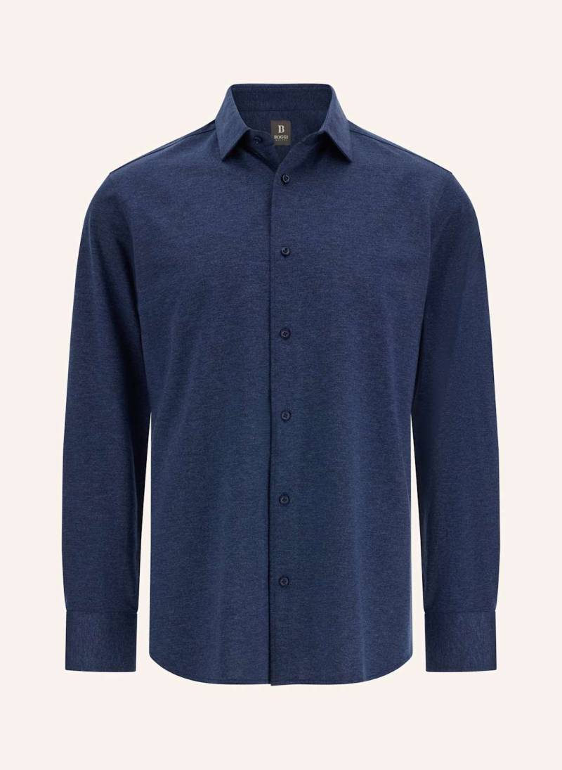 Boggi Milano Jerseyhemd Regular Fit blau von BOGGI MILANO