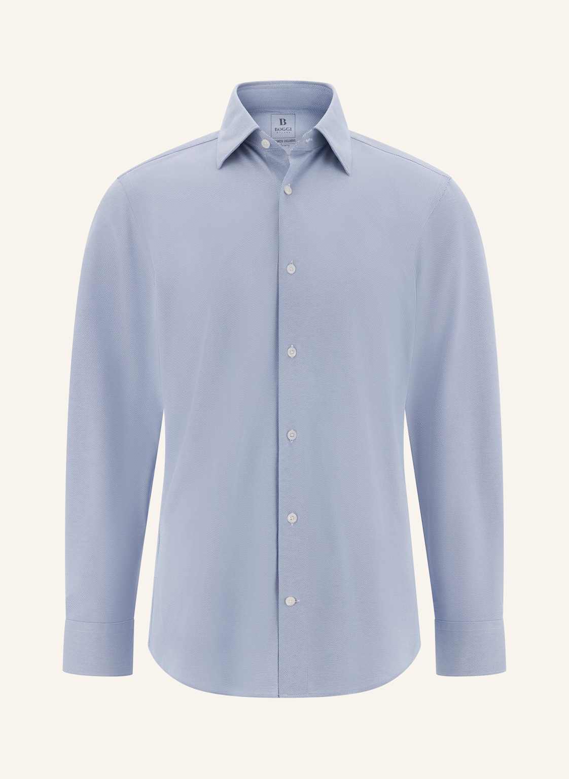 Boggi Milano Jerseyhemd Regular Fit blau von BOGGI MILANO