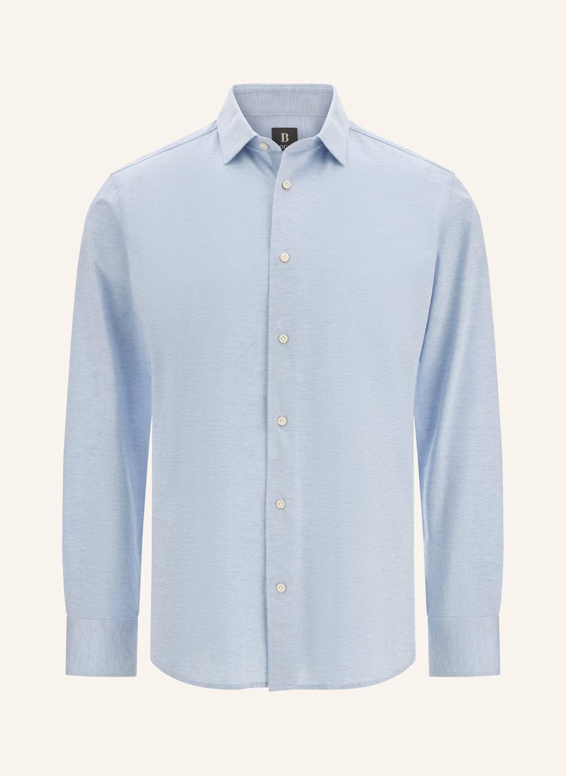 Boggi Milano Jerseyhemd Regular Fit blau von BOGGI MILANO