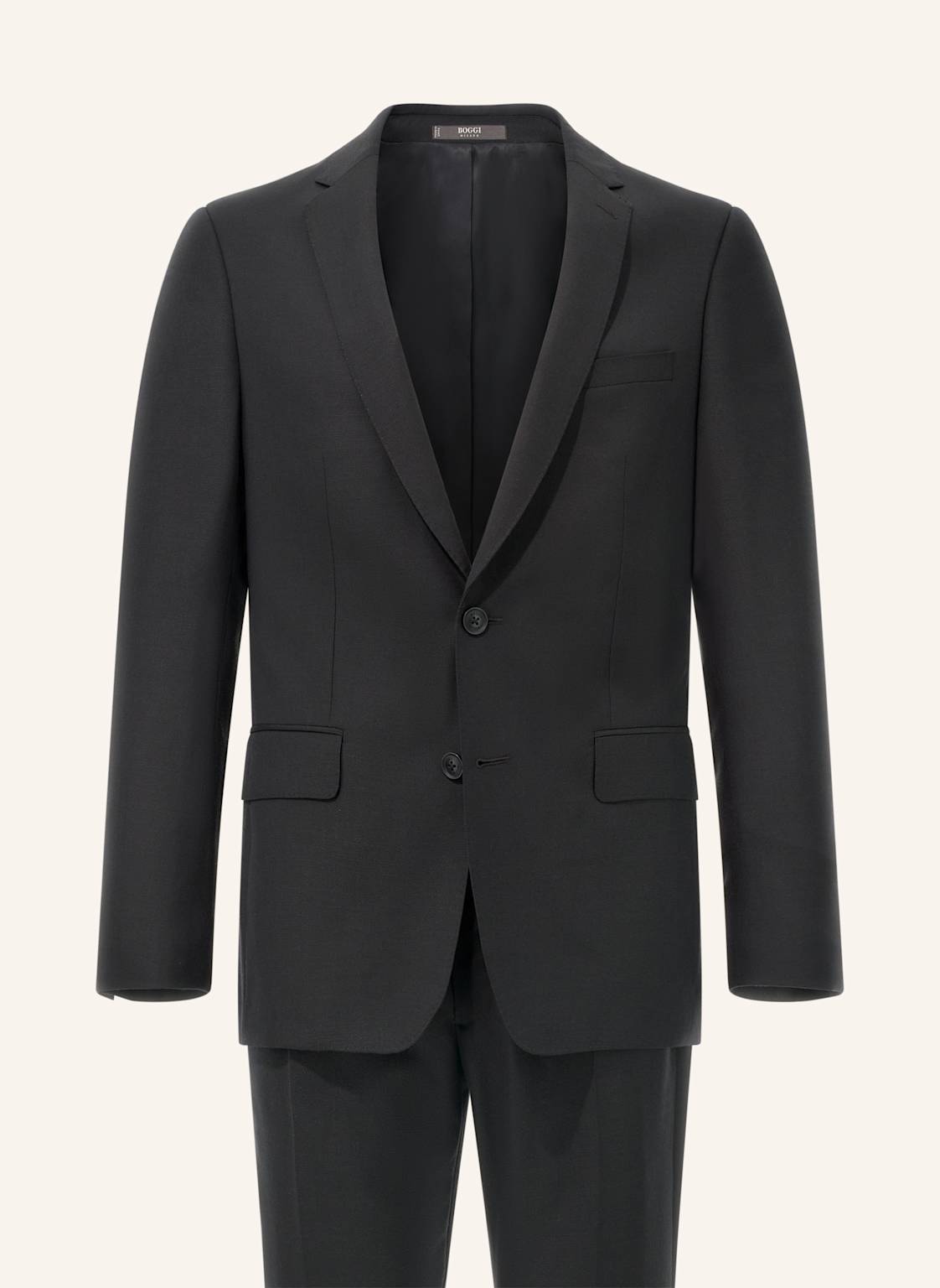 Boggi Milano Micro Pattern Suit In Natural Stretch Wool braun von BOGGI MILANO