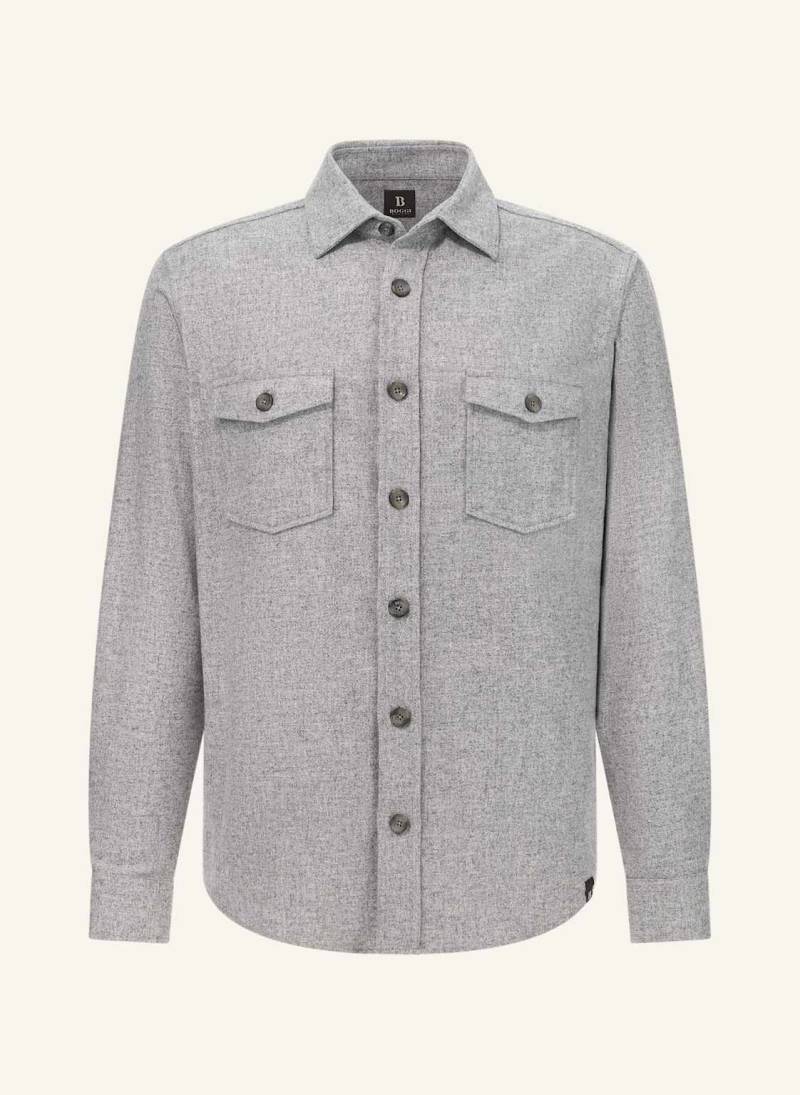 Boggi Milano Overshirt grau von BOGGI MILANO