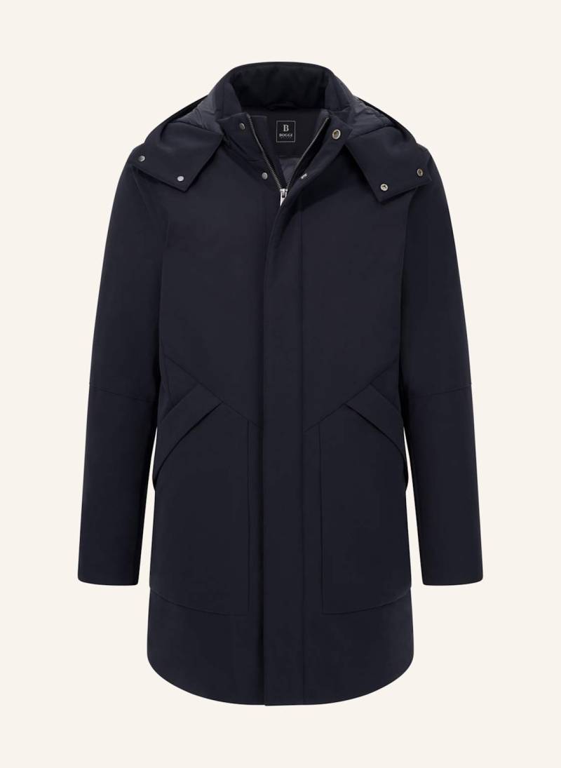 Boggi Milano Parka In Padded Technical Fabric blau von BOGGI MILANO