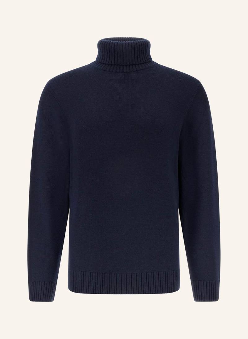 Boggi Milano Rollkragenpullover blau von BOGGI MILANO